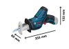 BOSCH 060164L905 GSA 12V-14 Akkus szablyafűrész