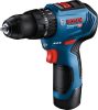 BOSCH 06019G9100 GSB 12V-30 Akkus ütvefúró-csavarozó (2x2,0Ah) kofferben