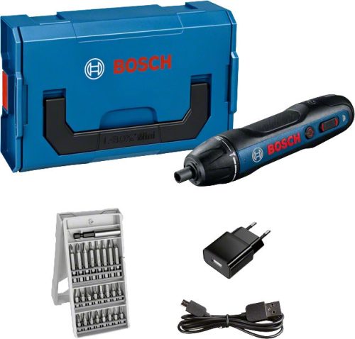 BOSCH 06019H2101 GO Akkus fúrócsavarozó (Micro USB töltővel) L-Boxx miniben