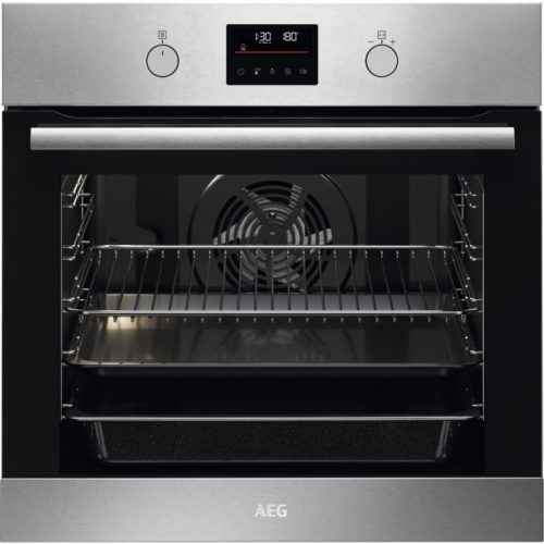 AEG BPS351161M SteamBake Beépíthető sütő gőz funkcióval | LED | 72l | Pirolitikus | Inox