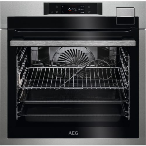 AEG BSE798380M SteamPro Beépíthető gőzsütő | EXCite | 70l | Gőz tisztítás | Maghőmérő | Inox