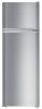LIEBHERR CTPele251 Szabadonálló kombinált felülfagyasztós hűtőszekrény | SmartFrost | 219/52 l | 157.1 cm magas | 55 cm széles | Silver