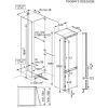 Electrolux ENP7MD19S Beépíthető kombinált alulfagyasztós hűtőszekrény | NoFrost | TwinTech | CustomFlex | 207/60 l | 189 cm magas | 55 cm széles