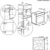 Electrolux EOC8P39WX SteamCrisp Beépíthető gőzsütő | EXCite érintőkijelző | 72l | Pirolitikus | Maghőmérő | Inox