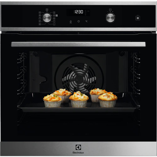 Electrolux EOD6P71X SteamBake beépíthető sütő | LED | 72l | Pirolitikus | Inox