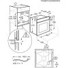 Electrolux EOF3H40BX Beépíthető sütő | LED | 65l | Aqua Clean | Inox