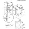 Electrolux EOH3C00BX Beépíthető sütő | LED | 65l | Katalitikus | Inox