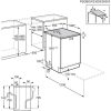 Electrolux ESM89300SX Szabadonálló mosogatógép | 15 teríték | AirDry | MaxiFlex | HygienePlus | GlassCare | Fénypont a padlón | Inox | 60 cm