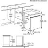 AEG FEE73517PM Beépíthető kezelőpaneles mosogatógép | 10 teríték | AirDry | MaxiFlex | ExtraHygiene | GlassCare | 45 cm