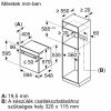 BOSCH HBG539EB3 Serie|6 Beépíthető sütő | Fekete