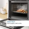 BOSCH HSG636ES1 Serie|8 Beépíthető gőzsütő | TFT | 71l | EcoClean | 4D Hotair | PerfectBake | PerfectRoast | FullSteam | Added Steam | Nemesacél