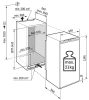 LIEBHERR IRBbi 4171 Beépíthető hűtőszekrény | 174l | 121,3 cm magas | 55,9 cm széles | Fehér