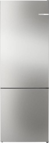 BOSCH KGN492IDF Serie|4 Szabadonálló kombinált alulfagyasztós hűtőszekrény | NoFrost | PerfectFit | LED | 311/129 l | 203 cm magas | 70 cm széles | Szálcsiszolt acél