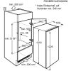 ZANUSSI Zanker KRAK12ES Beépíthető hűtőszekrény | 208 l | 122.5 cm magas | 56 cm széles