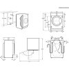 AEG L7WBE68SI ProSteam Beépíthető mosó-szárítógép | Gőz progam | 8/4 kg | 1600f/perc | LCD