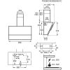 Electrolux LFV626K Beépíthető páraelszívó | 3+1 fokozat | Hob2Hood | 60 cm