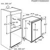 AEG NAB6L88EF Beépíthető fagyasztószekrény | LowFrost | 98l | Fehér | 88 cm