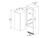 Electrolux Smeg S4L120E Beépíthető hűtőszekrény | 208 l | 122.5 cm magas | 56 cm széles