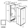 AEG SKE818D1DS Beépíthető hűtőszekrény | CoolMatic | 311 l | 178 cm magas | 56 cm széles