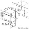 BOSCH SMI4EVS04E Serie|4 Beépíthető kezelőpaneles mosogatógép | 13 teríték | Wifi | Flex kosarak | VarioDrawer | EfficientDry szárítás | 60 cm