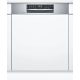 BOSCH SMI6ECS51E Serie|6 Beépíthető kezelőpaneles mosogatógép | 13 teríték | Wifi | VarioDrawer | Max Flex | RackMatic | EfficientDry | 60 cm