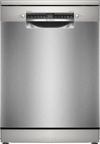 BOSCH SMS4EVI00E Serie|4 Szabadonálló mosogatógép | 14 teríték | Wifi | VarioDrawer | VarioFlex | RackMatic | EfficientDry | Nemesacél | 60 cm
