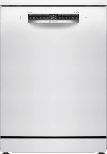 BOSCH SMS4HVW00E Serie|4 Szabadonálló mosogatógép | 14 teríték | Wifi | VarioDrawer | VarioFlex | RackMatic | Extra Dry | Fehér | 60 cm