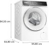 BOSCH WGB25690BY Serie|8 Elöltöltős mosógép | IronAssist | 4D WashSystem | SpeedPerfect | 10 kg | 1600 f/perc