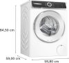 BOSCH WGH256A0BY Serie|6 Elöltöltős mosógép | i-Dos | IronAssist | 4D WashSystem | SpeedPerfect | 10 kg | 1600 f/perc