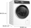 BOSCH WGH256A6BY Serie|6 Elöltöltős mosógép | i-Dos | IronAssist | 4D WashSystem | SpeedPerfect | 10 kg | 1600 f/perc